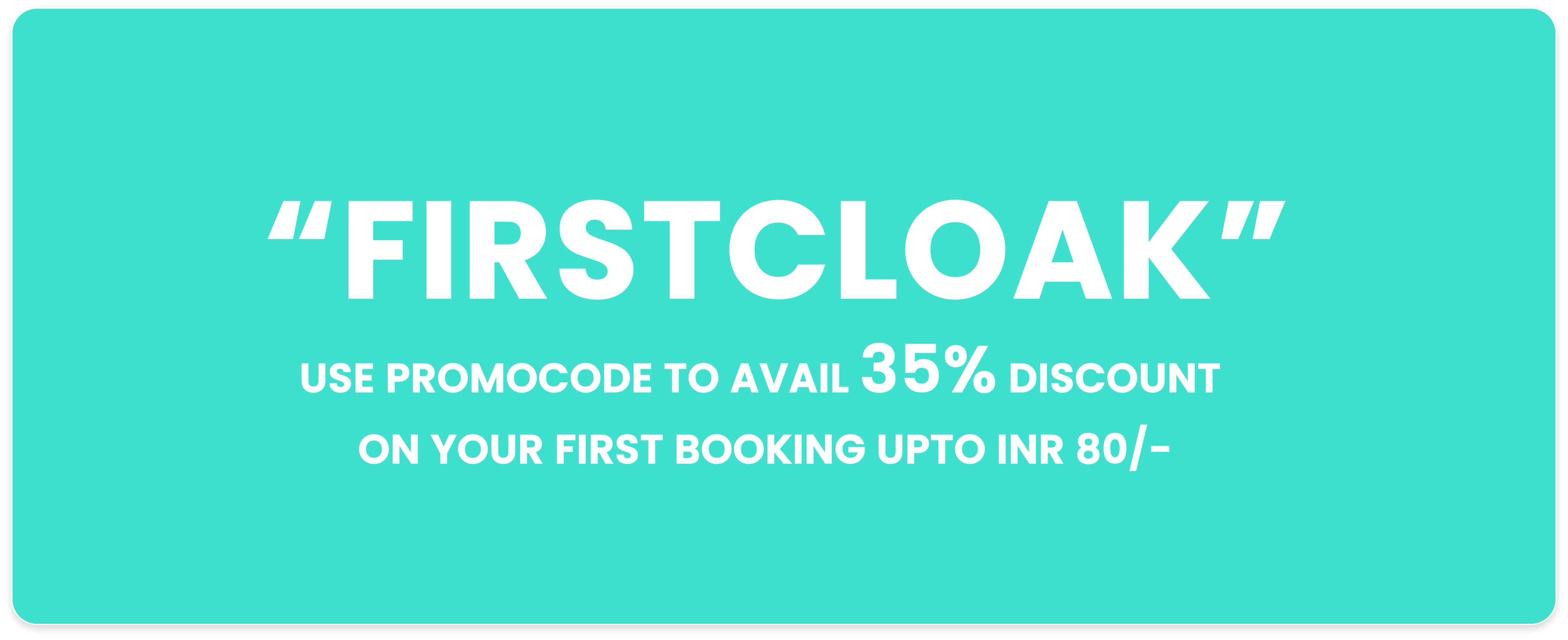 CloakBuddy FIRSTCLOAK promocode banner